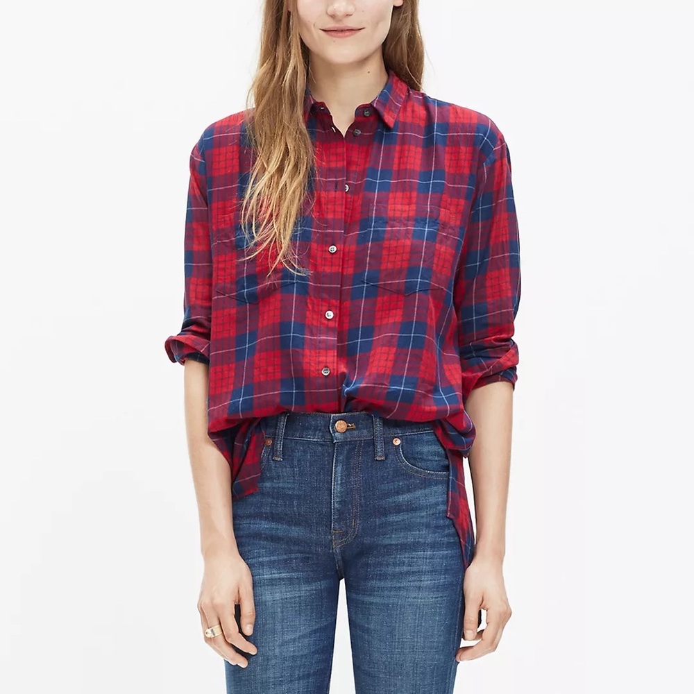 Madewell Button-Down in Edina Plaid